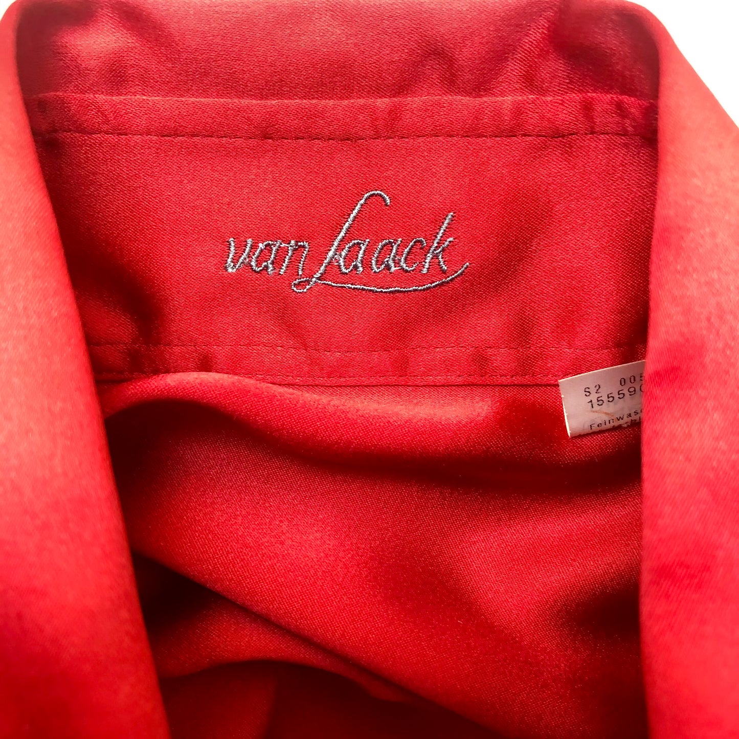 Red Silk Blouse - Van Laack
