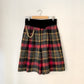 Vintage Plaid Wool Bermuda Shorts - Wichelé