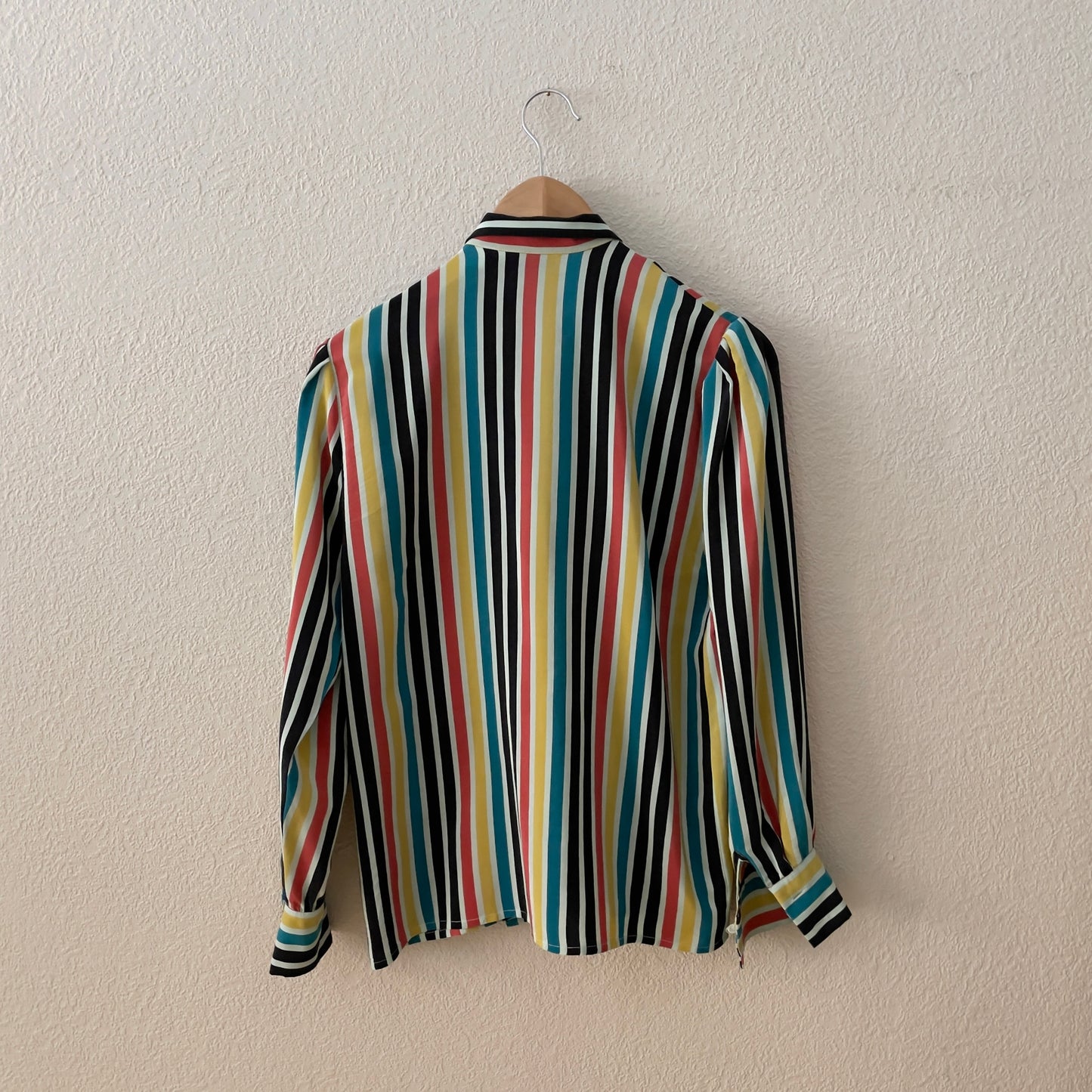Vintage Robert Haik Striped Silk Shirt
