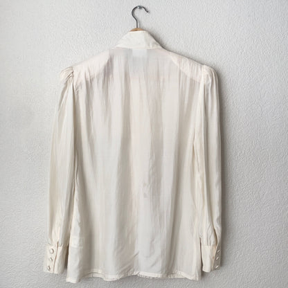 Vintage Ruffled Paper Silk Blouse - Betty Barclay