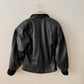 Vintage Black Leather Jacket - Carole Little
