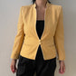 Vintage Yellow Wool Jacket - Mansfield - REPAIRED