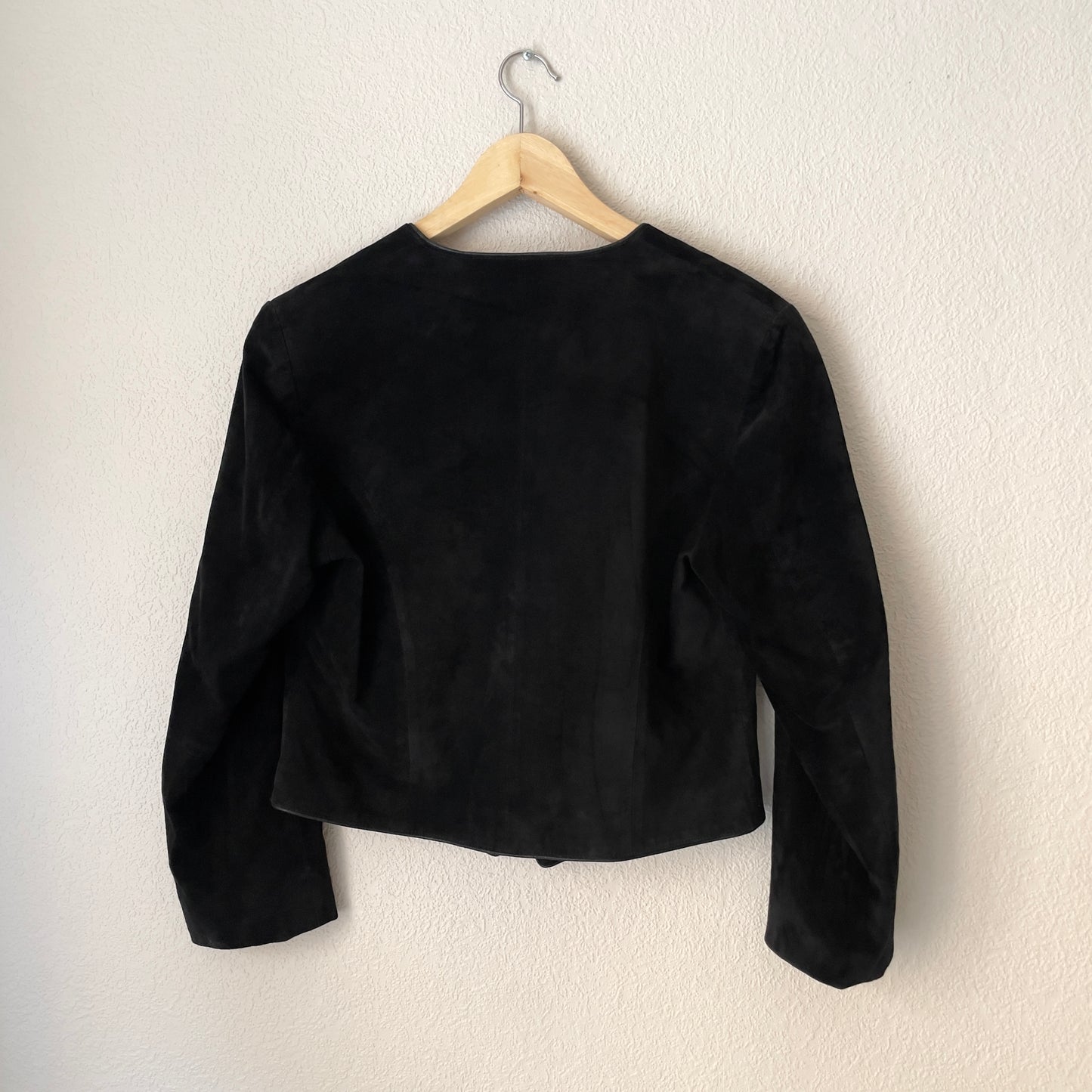 Vintage Black Suede Jacket