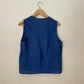 Vintage Benetton Blue Linen Vest