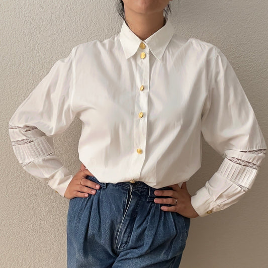 Vintage Betty Barclay Cotton Blouse