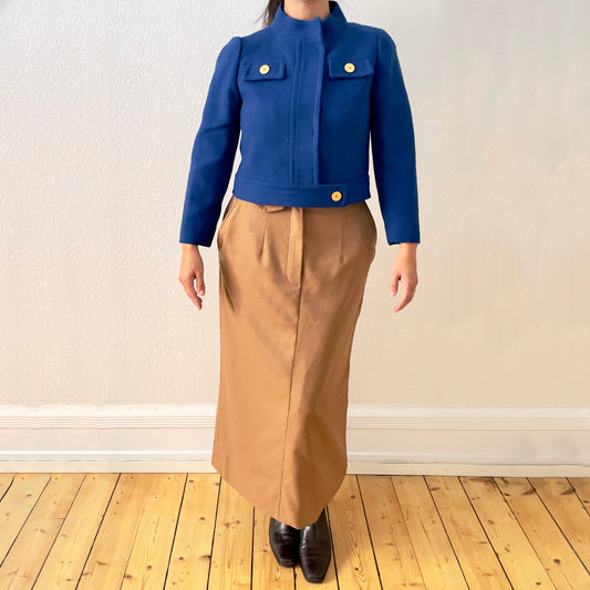 Vintage Blue Wool Jacket