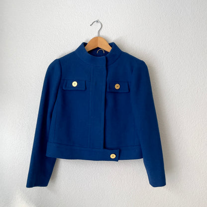 Vintage Blue Wool Jacket