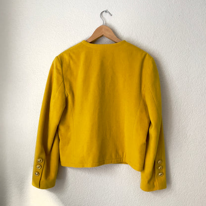 Vintage Yellow Wool Jacket - Mastercoat