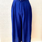 Vintage Silk Culottes - Blue