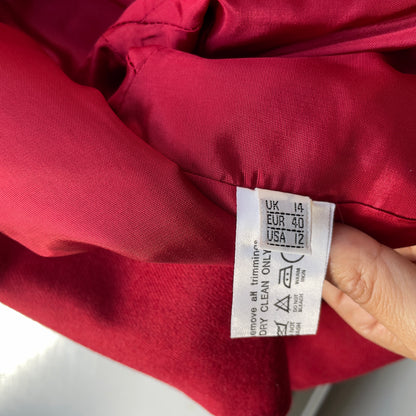 Vintage Red Wool Jacket - Cache d’or