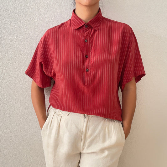 Vintage Polo Shirt - Pure Silk