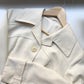 Vintage Off White Belted Coat - Hucke - Size 42