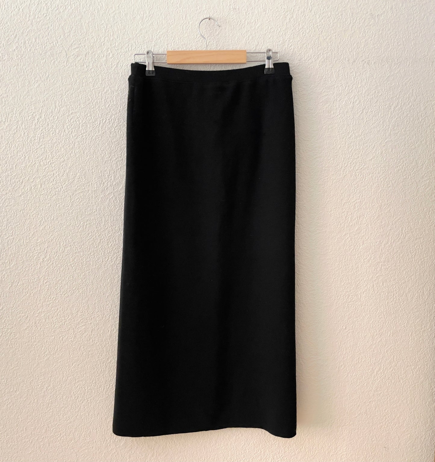 Vintage Merino Wool Long Skirt