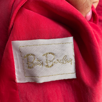 Vintage Red Silk Blazer - Betty Barclay