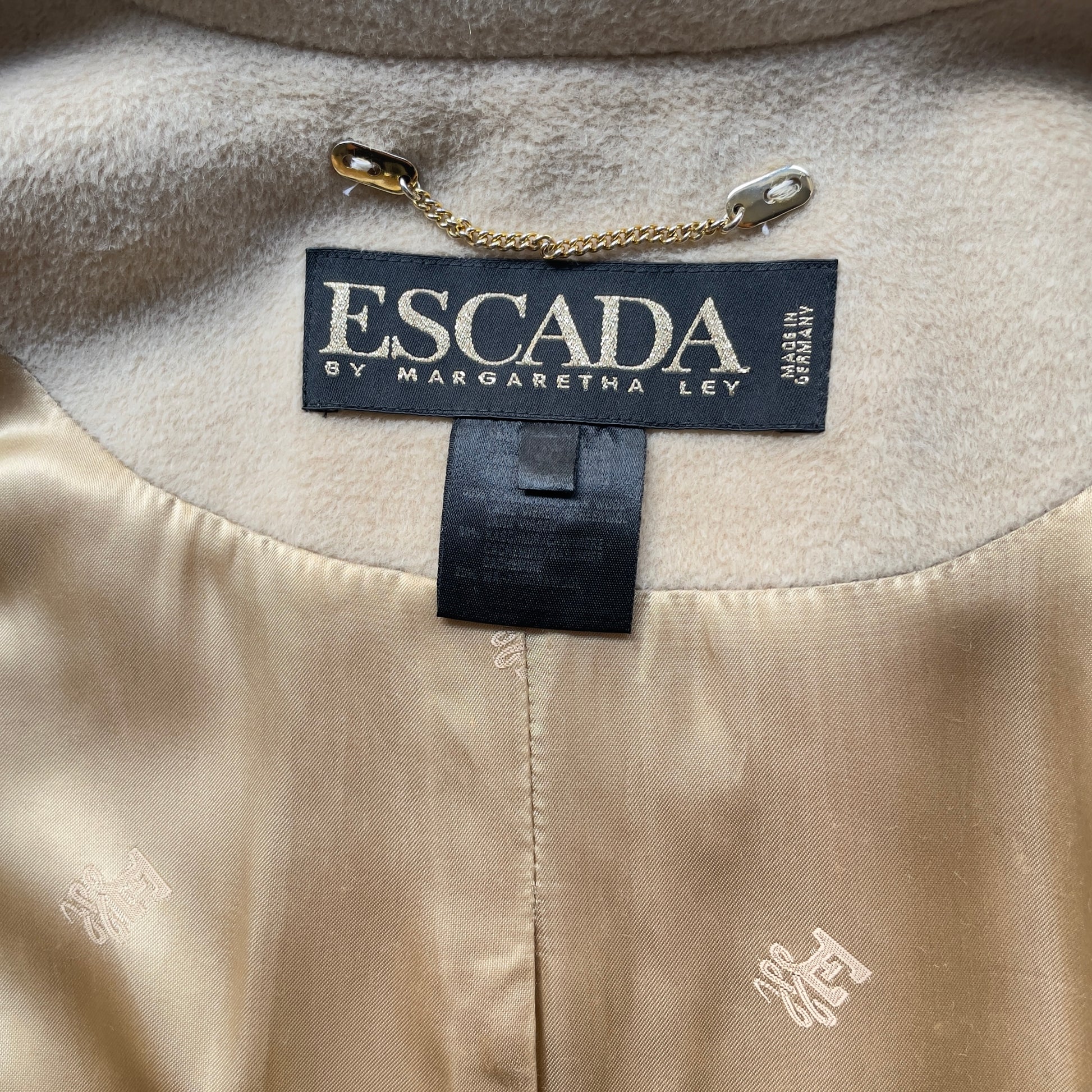 Escada by Margaretha Ley Wool/Angora Double Breasted Coat EU 42